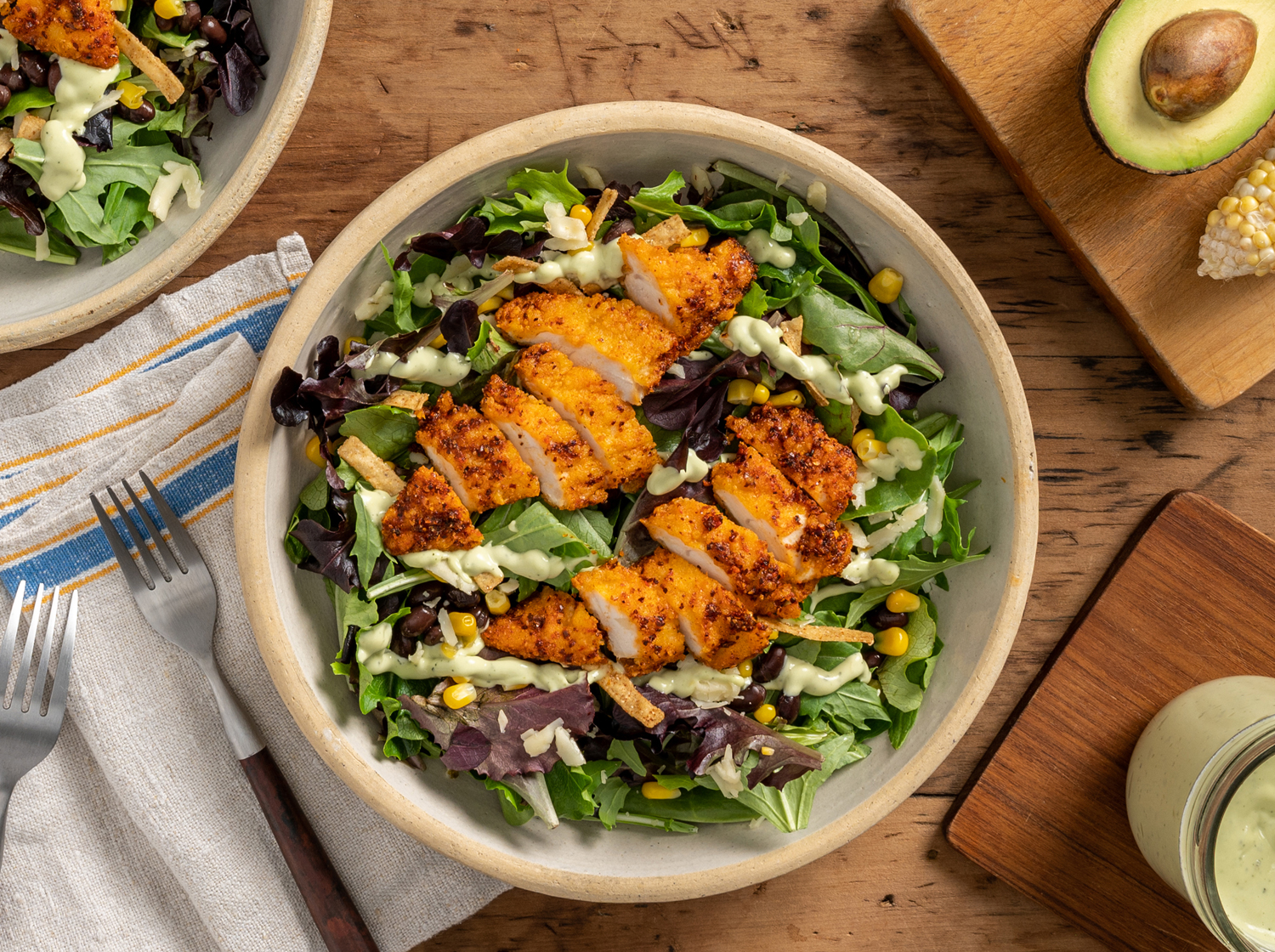 Southwest Chicken Tender Salad