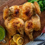 Spatchcock Chicken with Salsa Verde