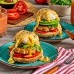 Sausage Patty Eggs Benedict