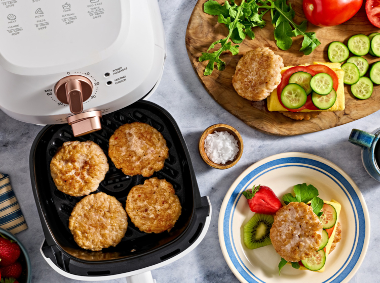 Inside-Out Mediterranean Breakfast Sausage Sandwich