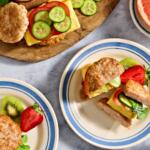 Inside-Out Mediterranean Breakfast Sausage Sandwich