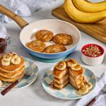 Sausage Stuffed Banana Pancakes