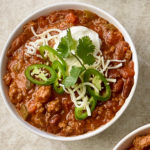 Taco Seasoned Ground Chicken Chili