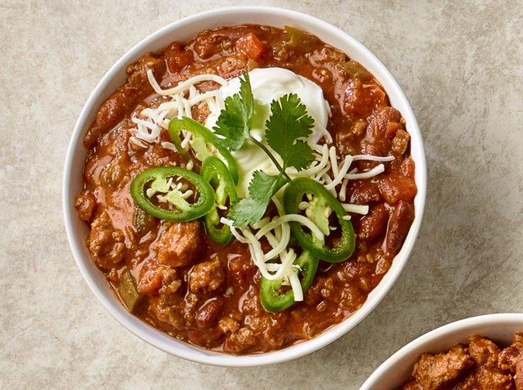 Taco Seasoned Ground Chicken Chili