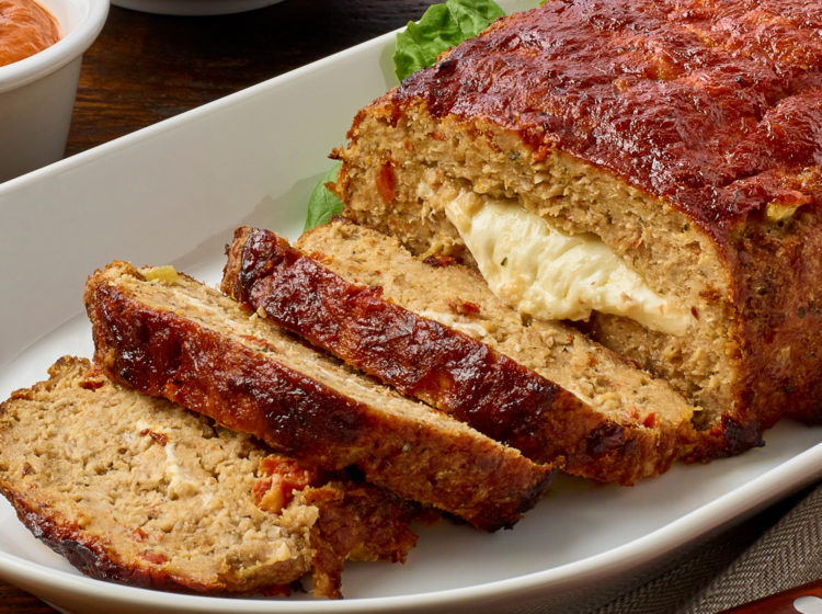 Stuffed Italian-Seasoned Chicken Meatloaf