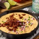 Taco-Seasoned Chicken & 3-Cheese Queso Dip