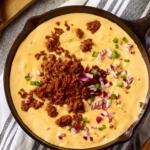 Taco-Seasoned Chicken & 3-Cheese Queso Dip