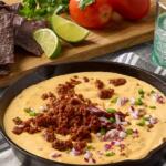 Taco-Seasoned Chicken & 3-Cheese Queso Dip