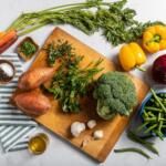 Sheet-Pan Garlic-Herb Chicken with Rainbow Veggies