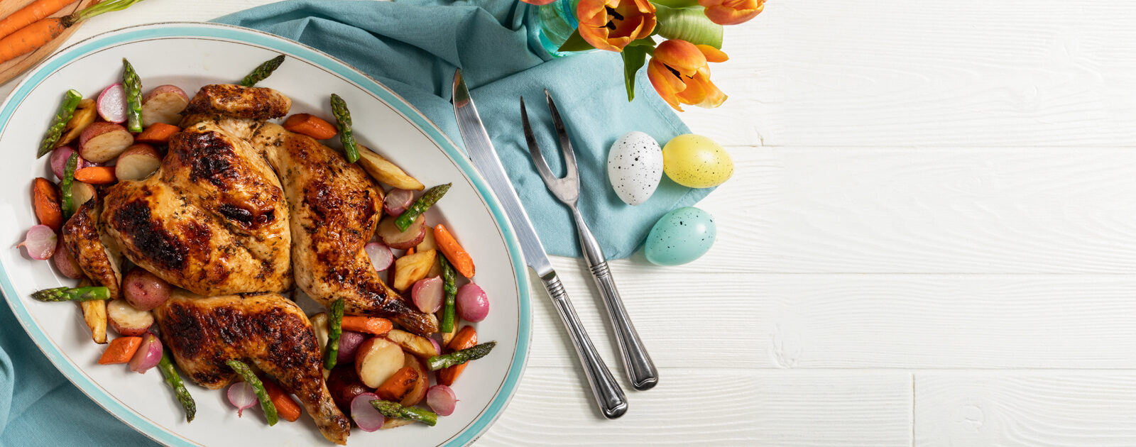 Sheet-Pan Chicken Easter Dinner