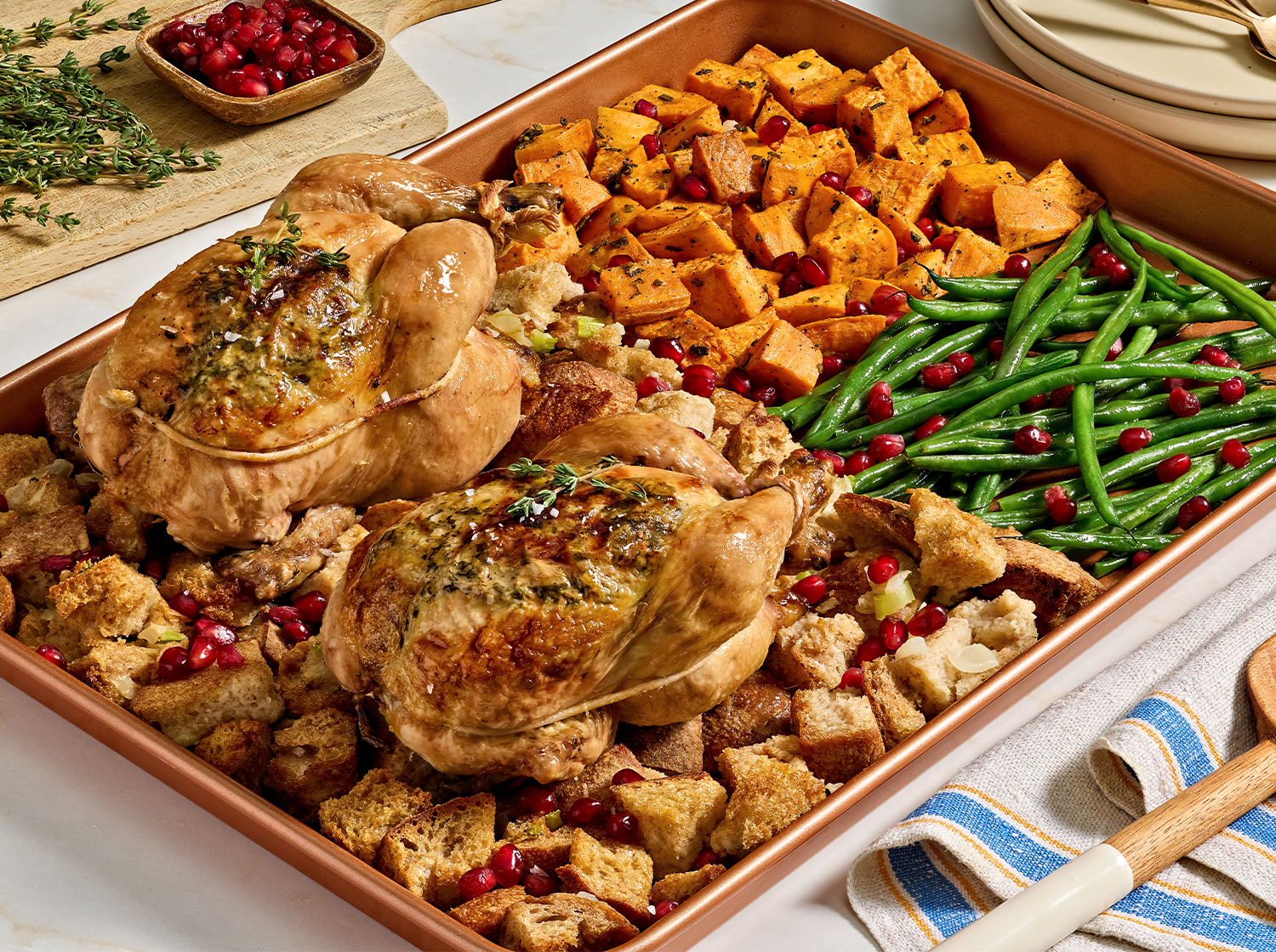 Cornish Hen Sheet-Pan Dinner