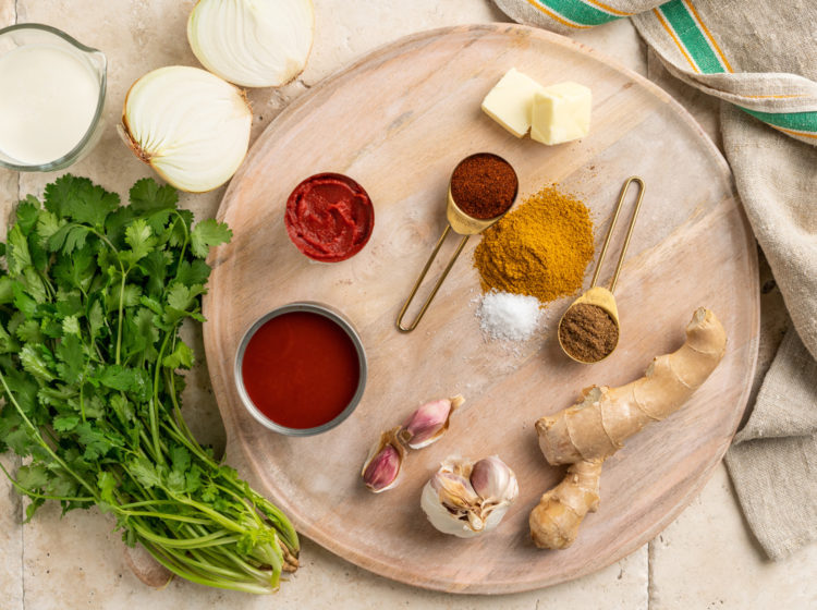 Slow Cooker Butter Chicken Meatballs