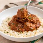 Slow Cooker Butter Chicken Meatballs