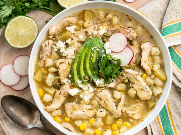 Slow-Cooker Chicken Pozole Verde