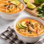 Slow Cooker Chicken Enchilada Soup