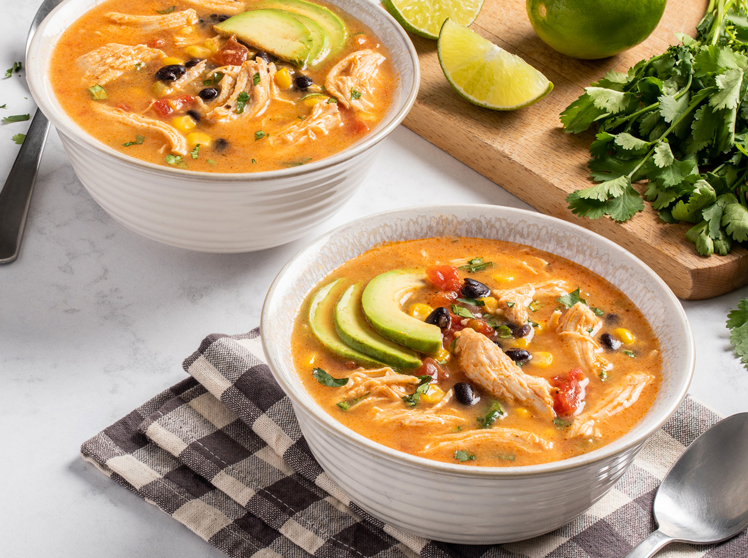 Slow Cooker Chicken Enchilada Soup