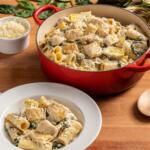 Spinach Artichoke Chicken Pasta