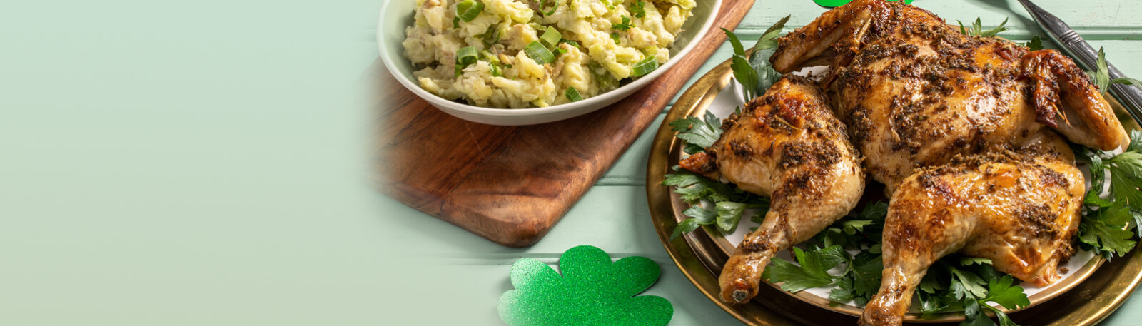 Herb Chicken with Colcannon