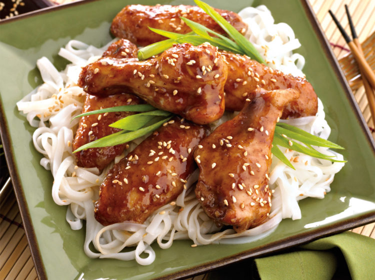 Sticky Sesame Wing Bowl