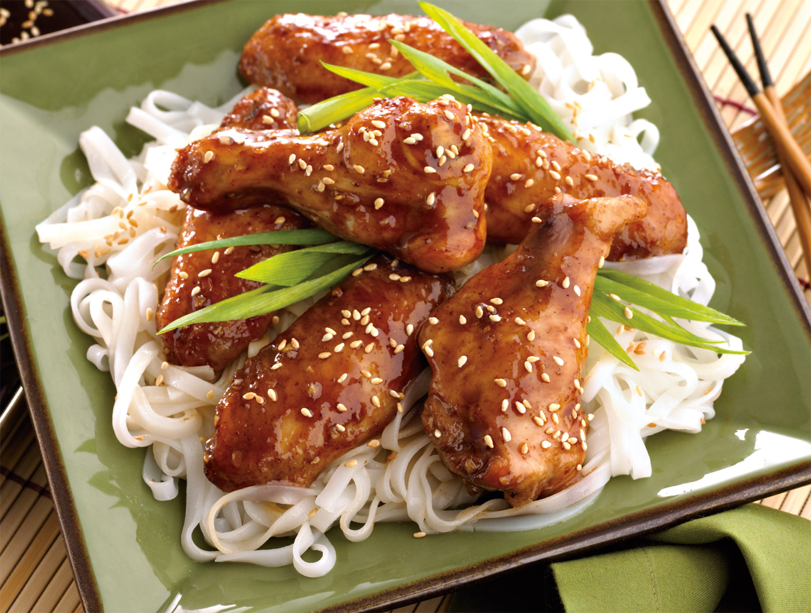 Organic Sticky Sesame Wing Bowl - Bell & Evans