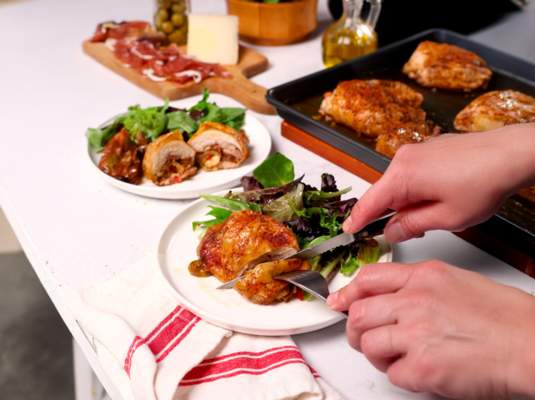 Stuffed Chicken Thighs