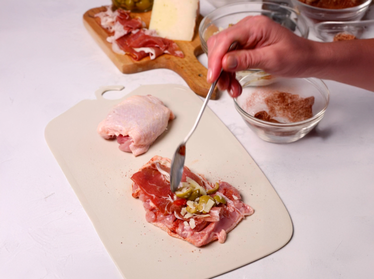 Stuffed Chicken Thighs