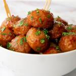 Spicy Sweet & Sour Chicken Meatballs