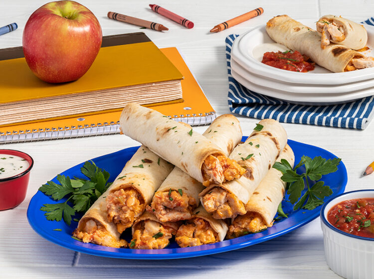 Cheesy Chicken Taquitos