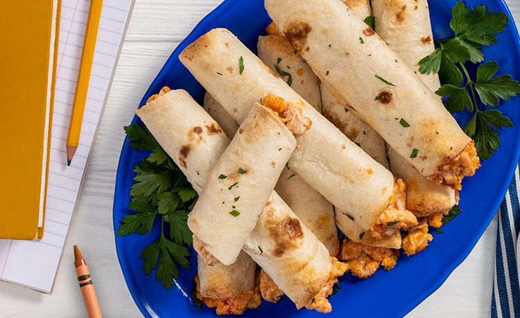 Cheesy Chicken Taquitos