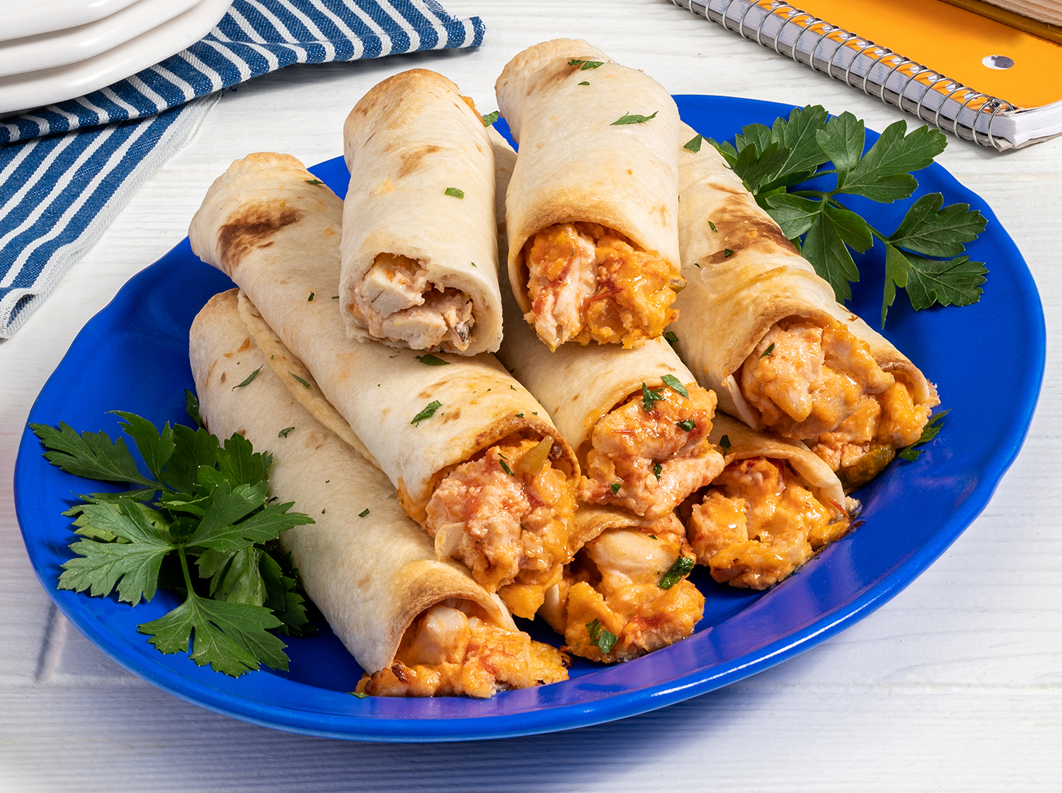 Cheesy Chicken Taquitos