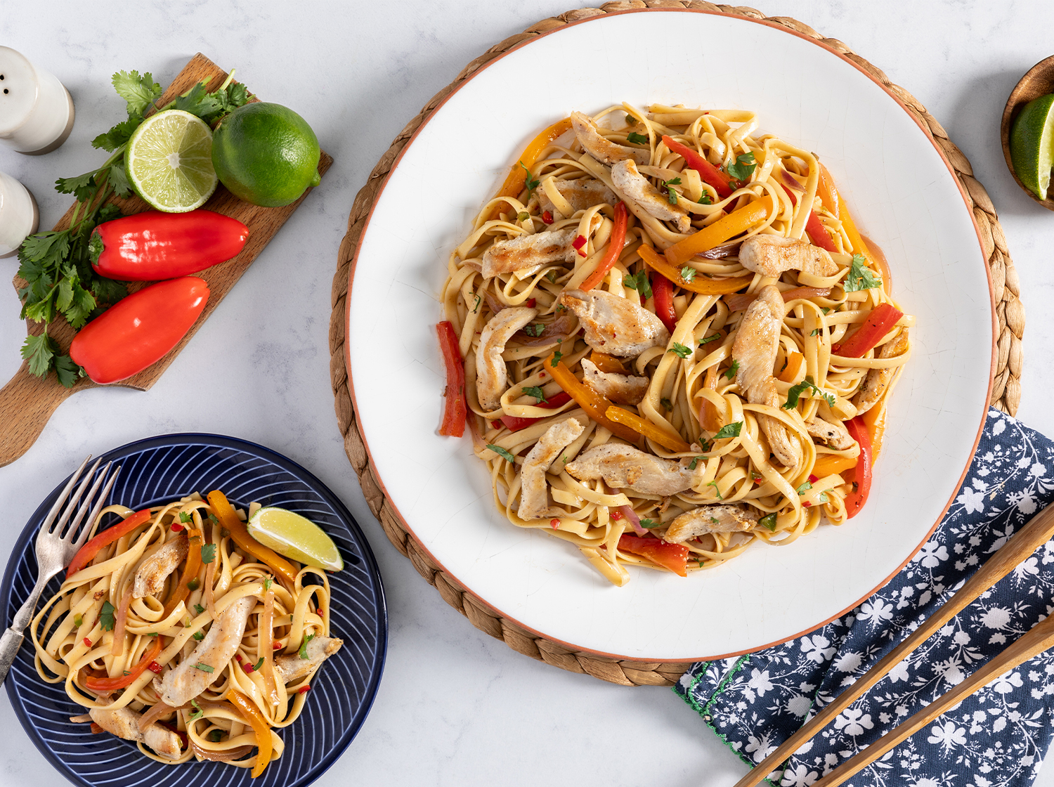 Tequila Lime Chicken Fettucine