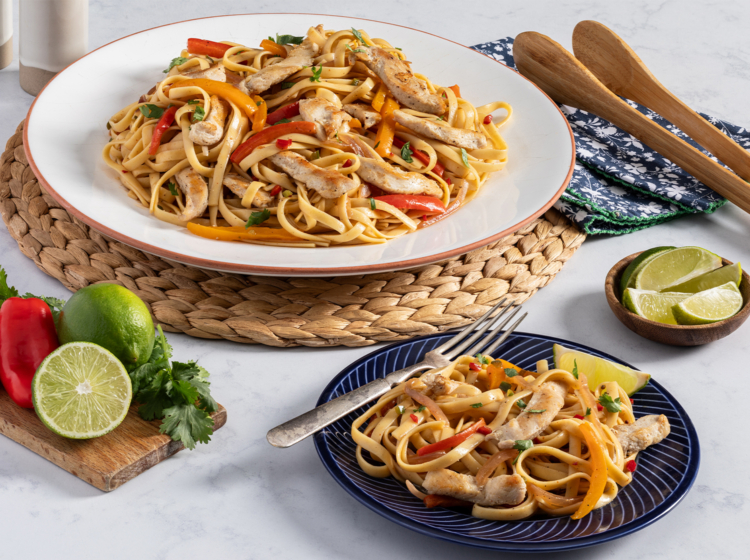 Tequila Lime Chicken Fettucine
