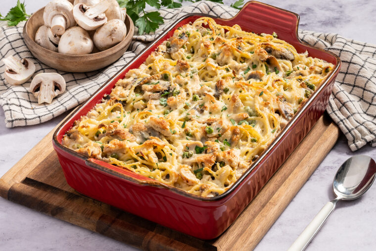 Creamy Chicken Tetrazzini