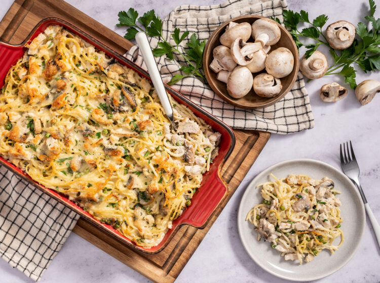 Creamy Chicken Tetrazzini