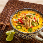 Spicy Thai Coconut Chicken Soup