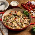 Creamy Tuscan Chicken Sausage Tortellini