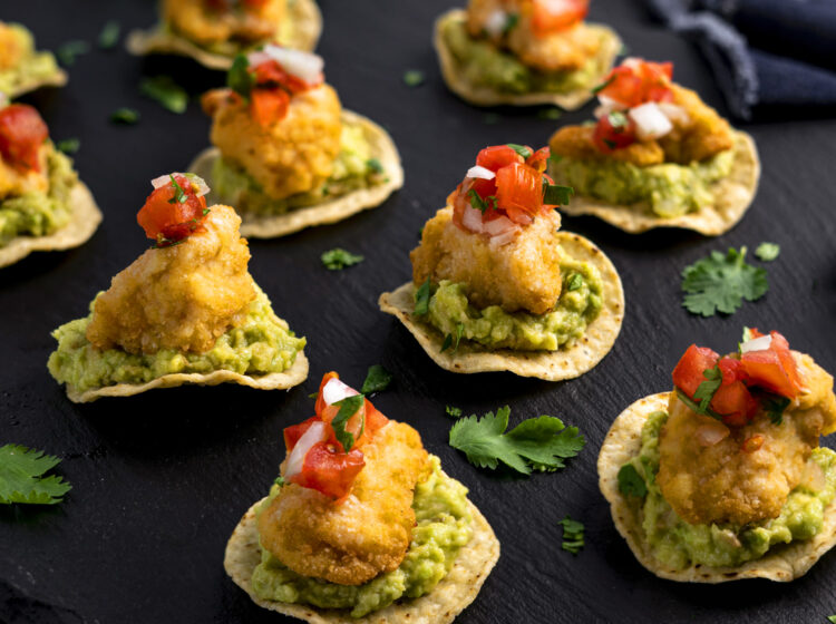 Chicken Nugget Tostadas