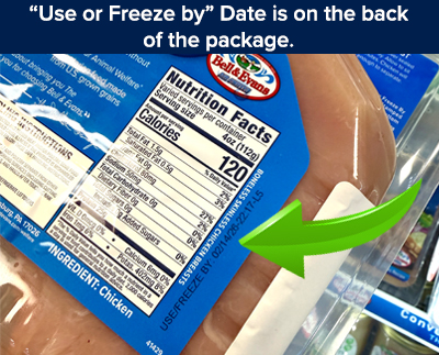 Bell & Evans Use or Freeze By Date