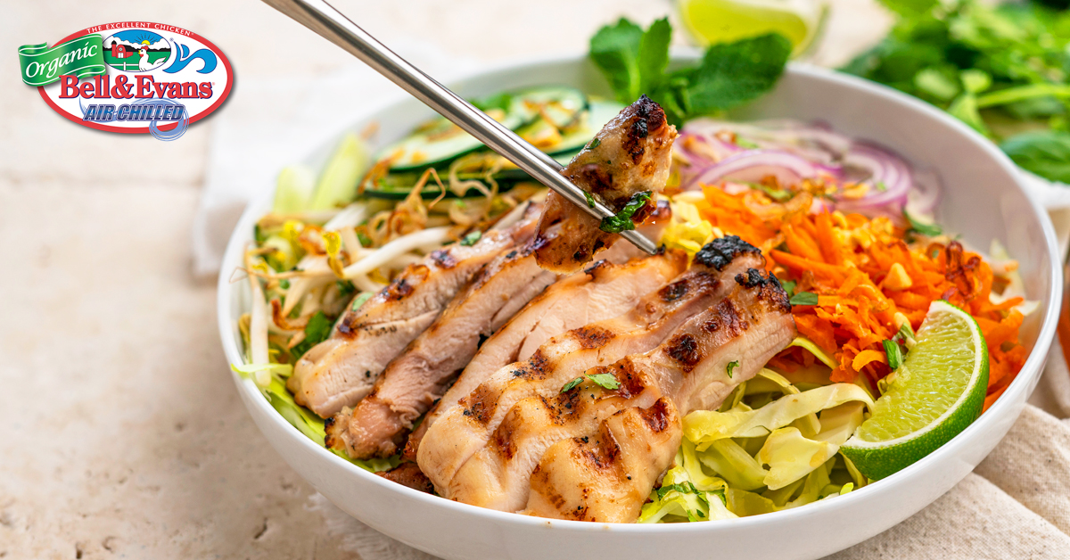 Vietnamese Chicken and Cabbage Salad - Bell & Evans
