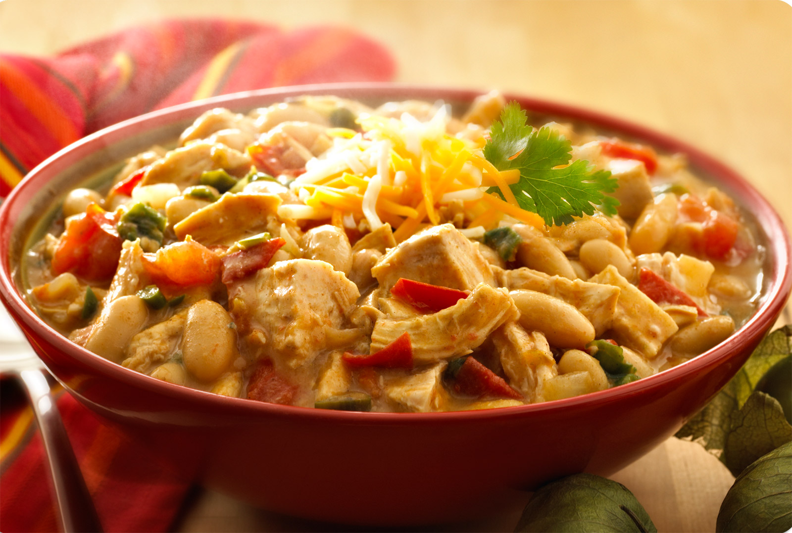 Chicken and White Bean Chili - Bell & Evans.