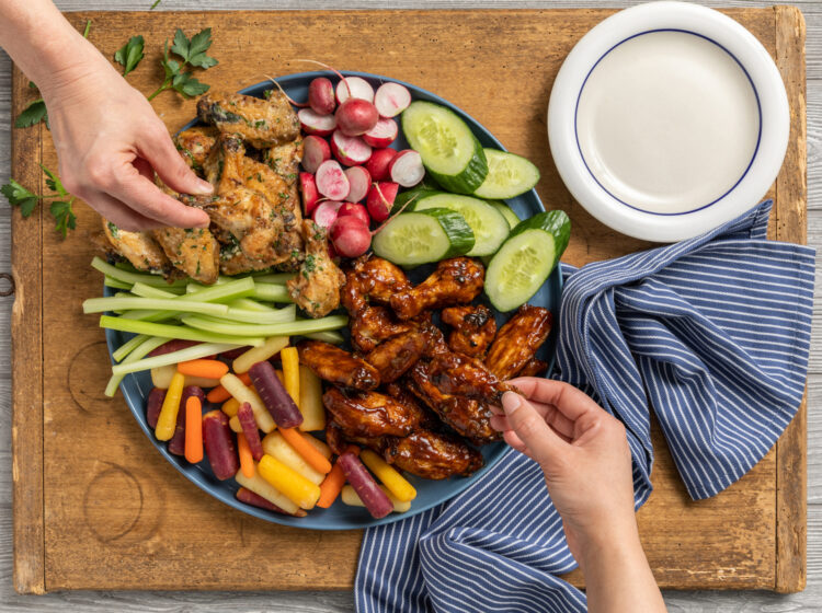 Air Fryer Chicken Wing Board