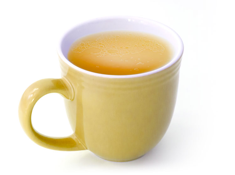 Cup filled with Organic Chicken Bone Broth