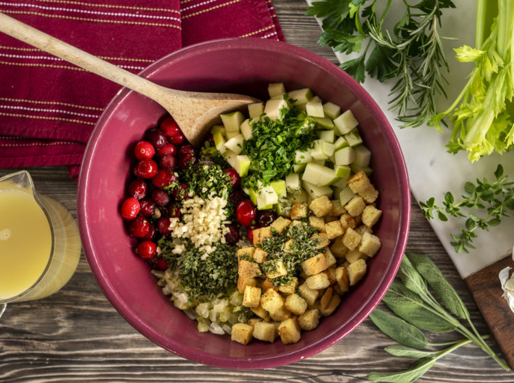 Cranberry Sage Stuffed Chicken Breasts