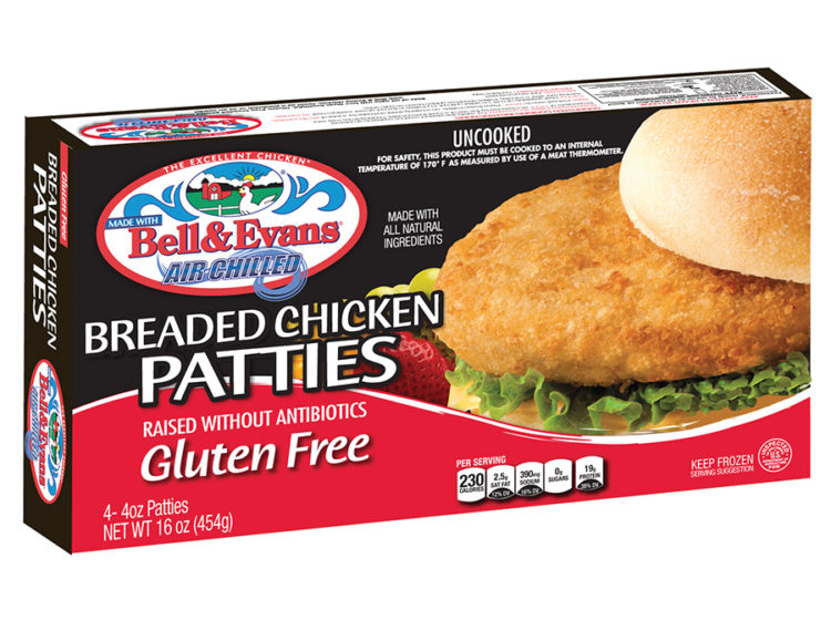 Gluten Free Breaded Chicken Patties Bell & Evans