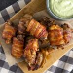 Keto Bacon-wrapped Chicken Wings