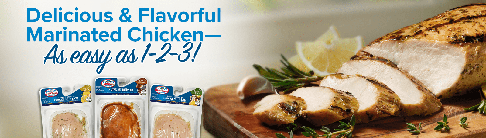 Delicious and Flavorful Marinated Chicken As easy as 1,2,3
