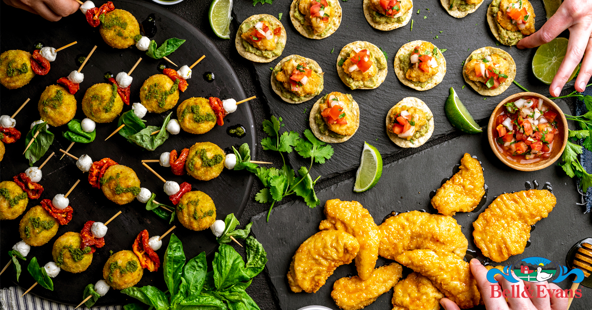 Caprese Pesto Chicken Bites - Bell & Evans