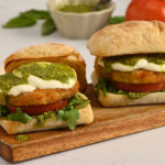 Chicken Patty Pesto Sandwich