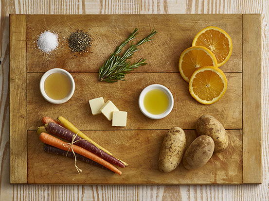 Citrus Honey & Rosemary Roasted Spatchcock Chicken