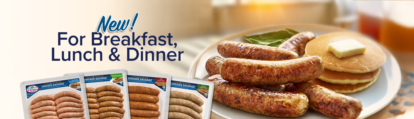 New for Breakfast, Lunch, and Dinner